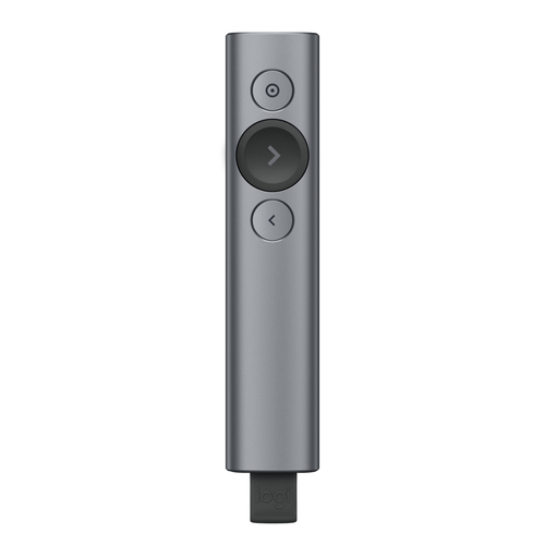 Presentador laser Logitech 910-005216 USB, Bluetooth/RF, Gris