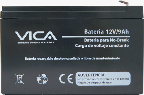 Miniatura 3 de Bateria para UPS Vica 12V/9AH Plomo, 12 V, 9 Ah, Negro
