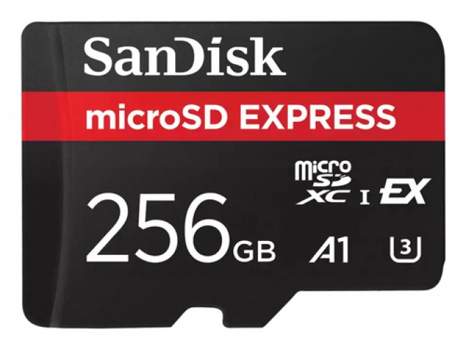 Memoria Micro SDXC Express SanDisk 256 GB, Lectura 880 MB/s, Escritura 650 MB/s, Compatible con Nintendo Switch 2