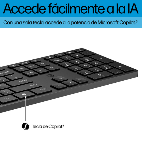 Miniatura 5 de Teclado HP 320K, Alambrico, USB, Ingles, Negro