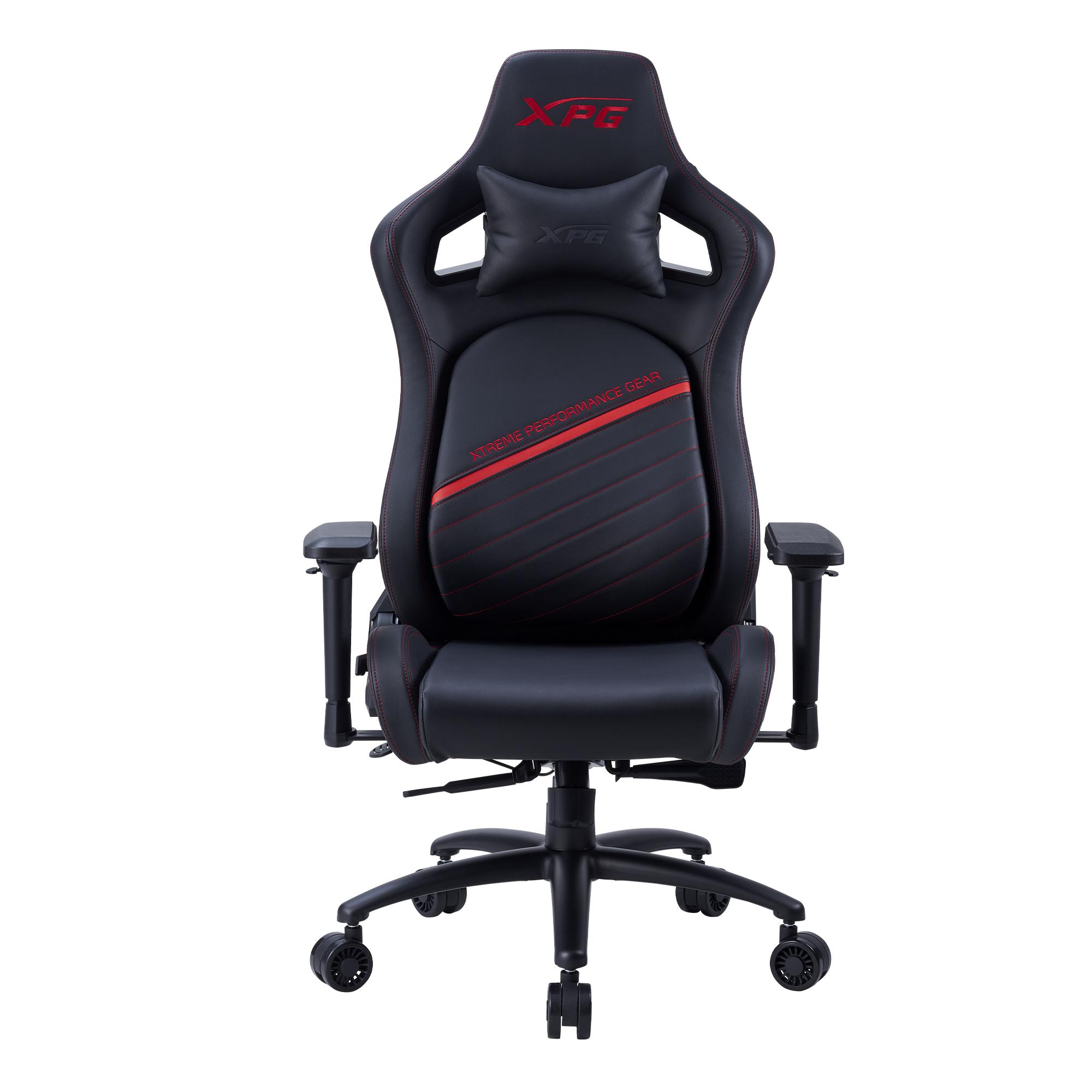 Miniatura 2 de Silla Gamer XPG Nexus, Cuero Sintetico, Reclinable 155°, Reposabrazos 4D, Soporte Lumbar Dinamico, Piston de gas C4, Soporta 125 kg, Negro/Rojo
