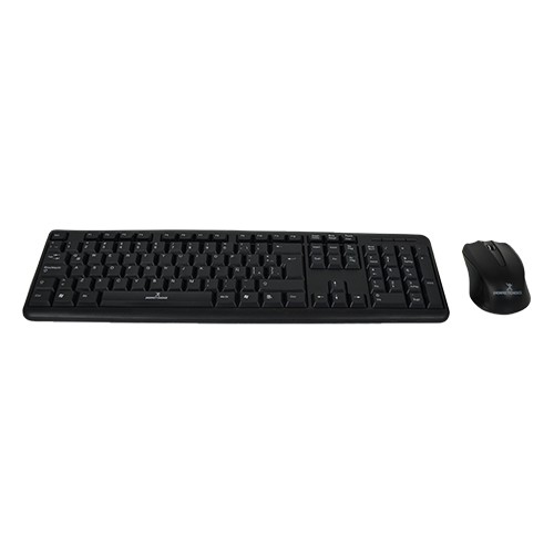 Kit Teclado Y Mouse Perfect Choice Pc-201076 Conexión Usb, Interruptor De Membrana, Color Negro