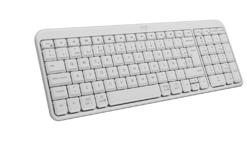 Miniatura 2 de Teclado Logitech K250, Teclado Mecanico, Membrana, Inalambrico, Bluetooth, Blanco, Espanol