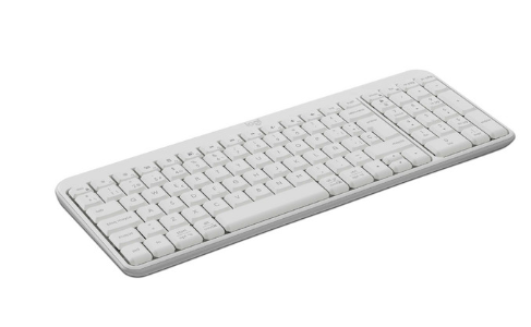Miniatura 3 de Teclado Logitech K250, Teclado Mecanico, Membrana, Inalambrico, Bluetooth, Blanco, Espanol