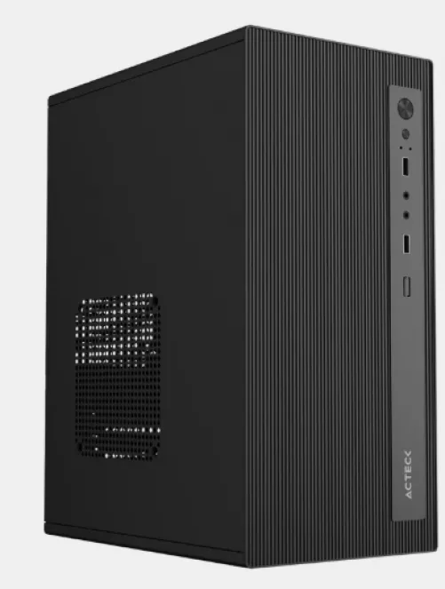 Gabinete ACTECK Performance Mini III GI215M, Mini Tower, Micro-ATX, fuente 500W, Negro