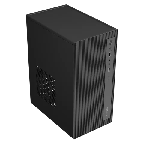 Miniatura 4 de Gabinete ACTECK Performance Mini III GI215M, Mini Tower, Micro-ATX, fuente 500W, Negro