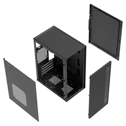 Miniatura 5 de Gabinete ACTECK Performance Mini III GI215M, Mini Tower, Micro-ATX, fuente 500W, Negro