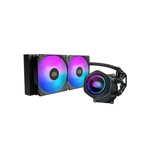 Sistema De Enfriamiento Liquido Cooler Master MasterLiquid Core Nex 2 X 12 cm, 1750 RPM, Negro