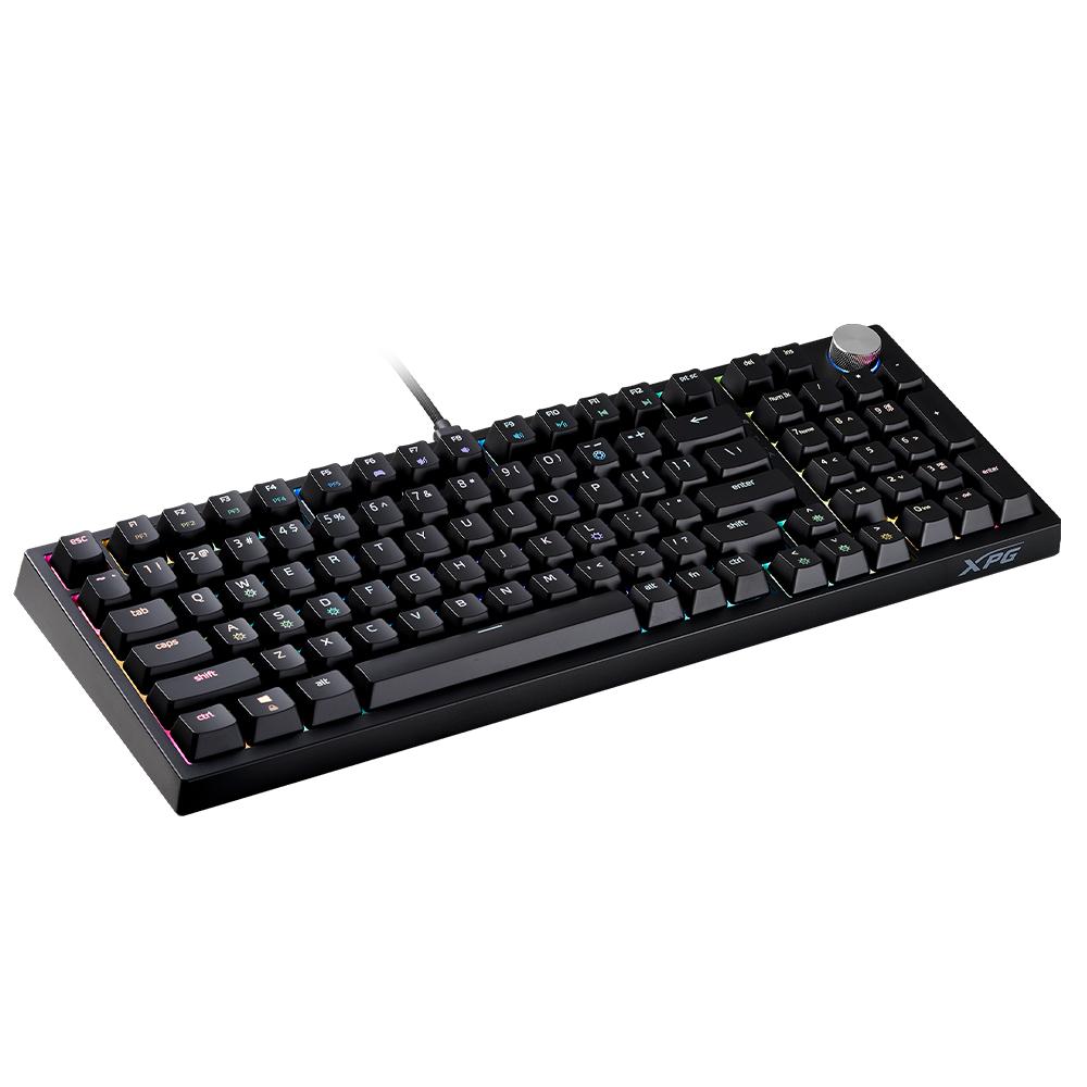 Miniatura 3 de Teclado Gamer XPG Sorcerer, Compacto 96%, Mecanico, XPG Red Switch, RGB, Alambrico, Ingles, Negro