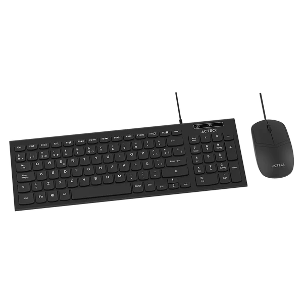 Miniatura 2 de Kit de Teclado Y mouse Inalambrico Acteck 2 en 1 , Creator Compact MK235, Negro