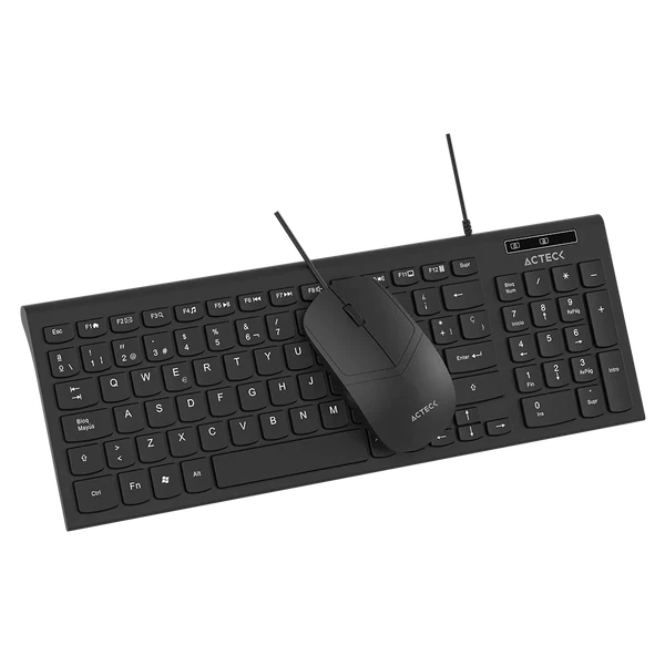 Miniatura 4 de Kit de Teclado Y mouse Inalambrico Acteck 2 en 1 , Creator Compact MK235, Negro