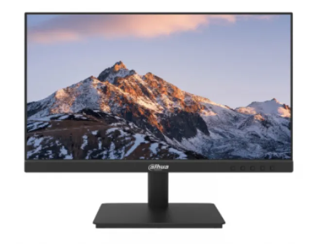 Dahua Monitor LED 21.4, Full HD, Videovigilancia, HDMI/VGA, Negro
