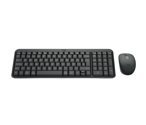 Miniatura 3 de Kit Teclado y Mouse Logitech MK250 Compact Bluetooth Wireless Combo Inalámbrico, 1000 DPI, Grafito