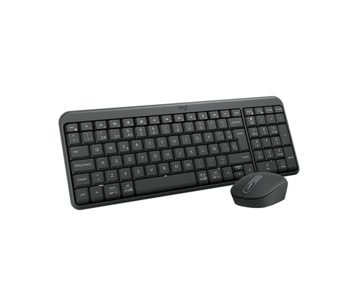 Miniatura 4 de Kit Teclado y Mouse Logitech MK250 Compact Bluetooth Wireless Combo Inalámbrico, 1000 DPI, Grafito