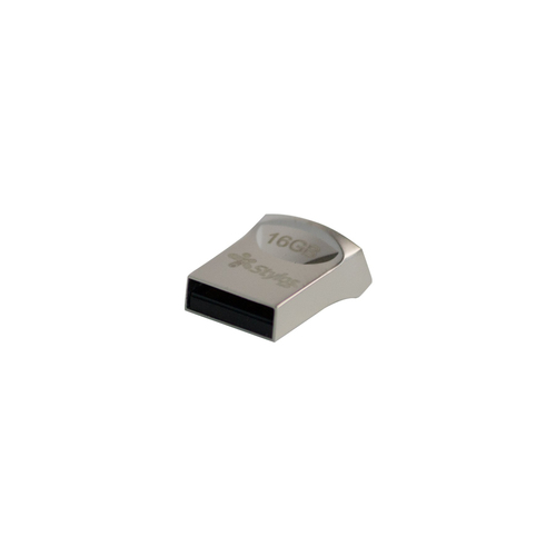 Memoria usb Stylos STMUS42S 16 GB USB tipo A, 3.2 Gen 1 (3.1 Gen 1), Color Plata