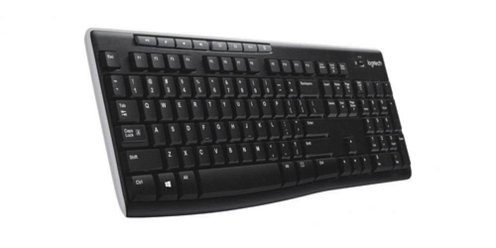 Teclado Logitech K270 Español, Inalámbrico, RF inalámbrico, Negro