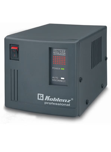 Regulador Koblenz ER-2550 2.5 kVA / 2000 W, 4 salidas AC, Negro