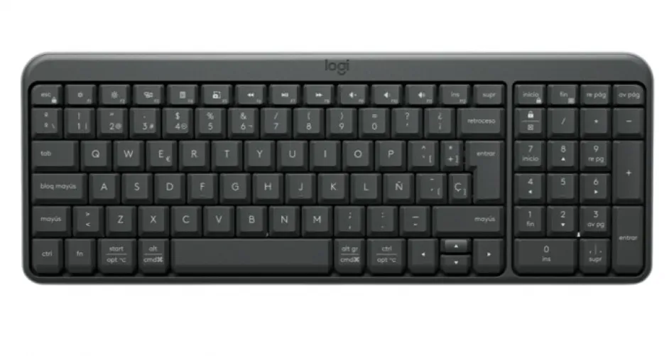 Teclado Logitech 920-013445 Español, Inalámbrico, Bluetooth, Grafito