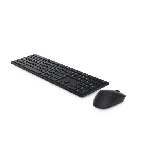 Miniatura 2 de Teclado Inalámbrico DELL Español, Tamaño completo (100%), 10 m, Teclado numérico, Negro