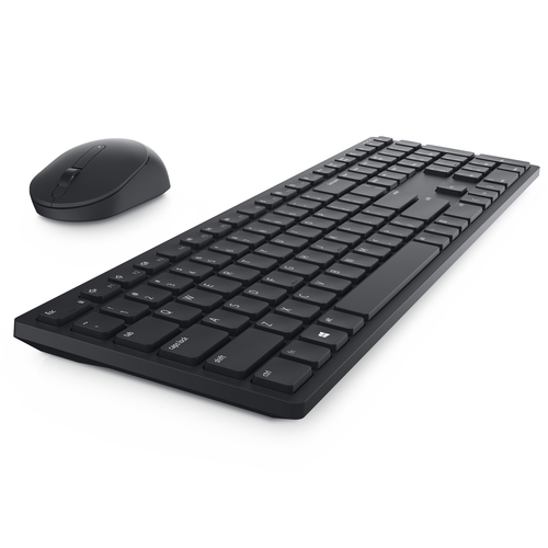 Miniatura 4 de Teclado Inalámbrico DELL Español, Tamaño completo (100%), 10 m, Teclado numérico, Negro