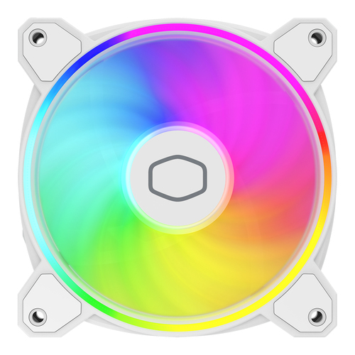 Miniatura 2 de Ventilador Cooler Master MasterFan MF120 HALO² White Edition 12 cm, 2050 RPM, LED Multi, Blanco, PWM
