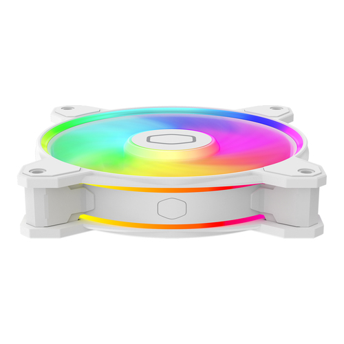Miniatura 3 de Ventilador Cooler Master MasterFan MF120 HALO² White Edition 12 cm, 2050 RPM, LED Multi, Blanco, PWM