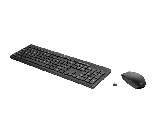 Miniatura 2 de Teclado Inalámbrico HP Tamaño completo (100%), 10 m, Teclado numérico, Negro