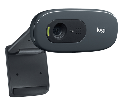 Miniatura 3 de Cámara web Logitech 960-000694 3 MP, 1280 x 720 Pixeles, 30 fps, 720p, Micrófono, USB, Gris, Gris Oscuro