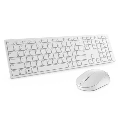 Miniatura 2 de Teclado Inalámbrico DELL KM5221W Español, Tamaño completo (100%), 10 m, Teclado numérico, Blanco