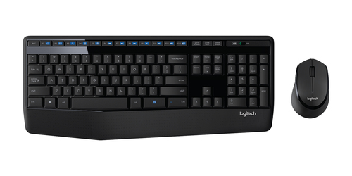 Miniatura 2 de Teclado Inalámbrico Logitech MK345 Inglés, Tamaño completo (100%), 10 m, Teclado numérico, Negro