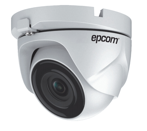 Cámara Vigilancia Epcom E8-TURBO-G2W 2 MP, Domo, Interior y exterior, IP66, Blanco