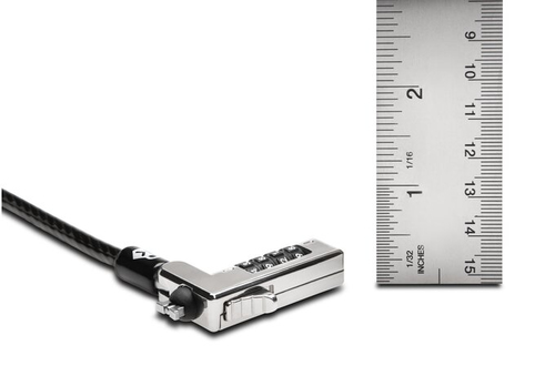 Miniatura 2 de Cable antirrobo Kensington K60604WW-SP , Cerradura con combinación, Acero al carbón, Negro